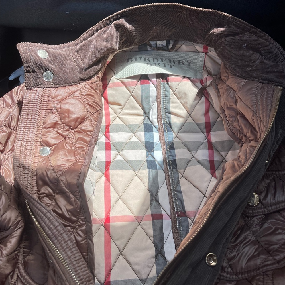 Quilted Burberry jacket